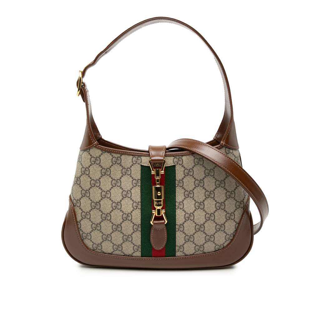 Gucci Jackie Hobo Gg Coated Canvas #326887G20B